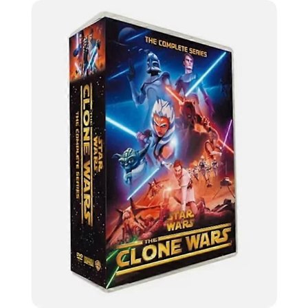 Star Wars: The Clone Wars Sesong 1-7 (25-DVD Bokssett) engelsk versjon