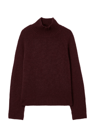 Wera Ulltröja WINTER Stickat Röd M