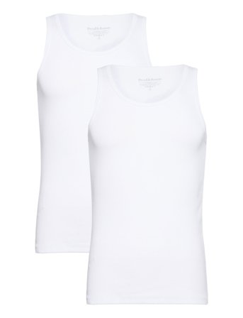 Bread & Boxers 2-Pack Tank Ribbed - White - S
