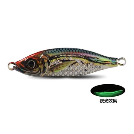 3D-printet fiskelokke Hård blæksprutteagn 80GD D