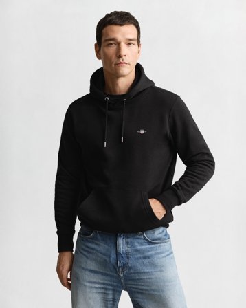 GANT Herren Hoodie (XXL) Schwarz Grau