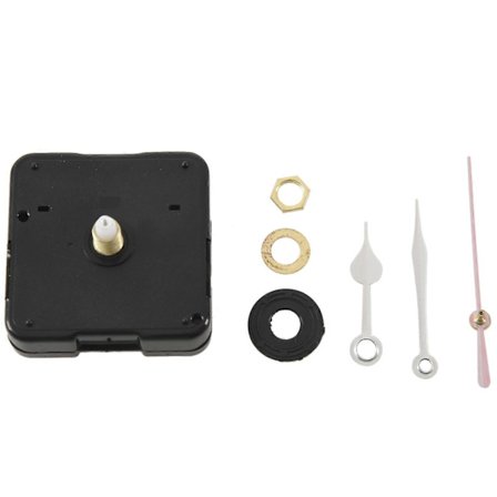 Kellokoneisto 3 osoitinsarjalla 3 Osoitin Musta + Punainen DIY UUSI