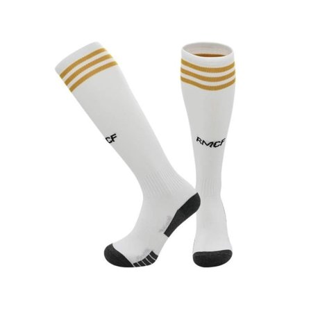 Fotballstrømper for barn og voksne 24 Real Madrid Home White Adult One Size 36-45