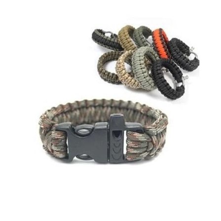 5-pakke nødoverlevelsesarmbånd paracord-armbånd