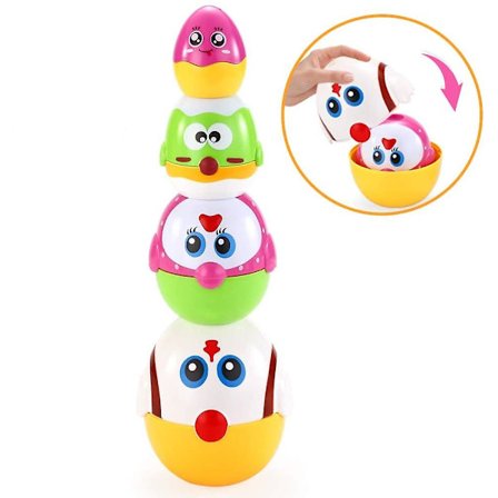 Påskägg leksaker ägg stapling leksaker barn stapling klassificering lärande leksaker