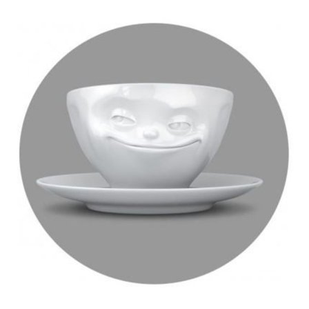 Kaffekopp - Muggar - Morgonstämning - Keramik - Diskmaskinssäker - 2 stycken