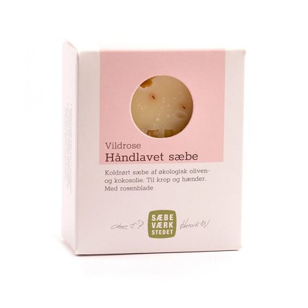 SÆBEVÆRKSTEDET Håndlavet sæbe Vildrose 100 g, Skincare, Håndpleje, Håndsæbe