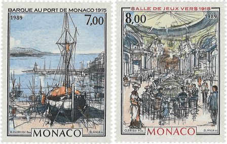 Monaco 1989 - YT 1696-1697 - Postfrisk - Postfrisk