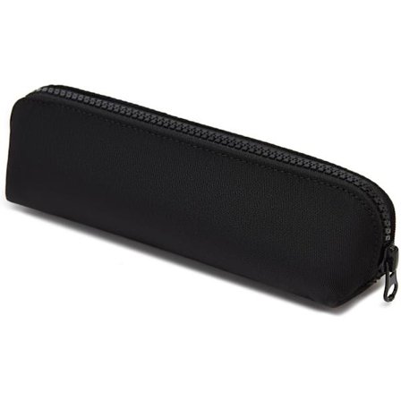 Pennfodral i nylon, enkel design, dragkedja, lätt och enkel att förvara (svart, Oxford-tyg)