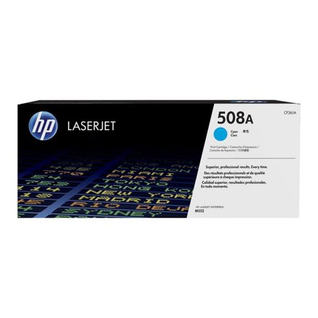HP Toner CF361A 508A 5K Cyan - Lyreco - Toner och bläck - Tonerkassetter - Toner HP