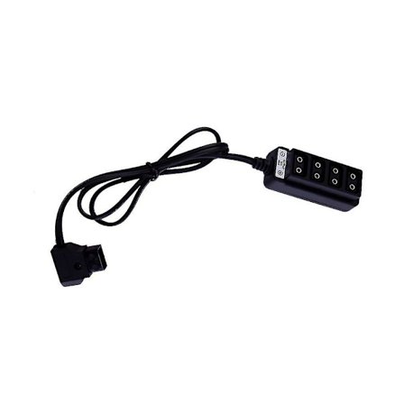 D-tap Han 4-ports D-tap Hun Kabelsplitter V-mount Batteri