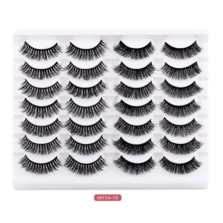 14 par lösögonfransar Faux Mink Fransar - on stock
