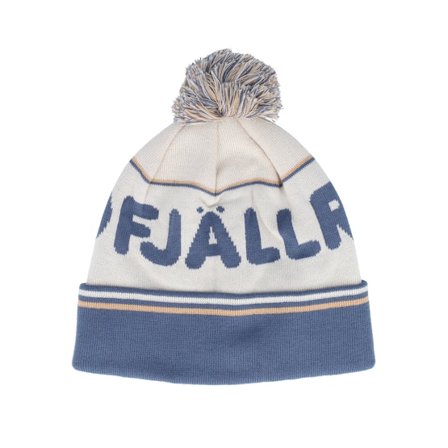Fjällräven - Blå pom Beanie - Fjällräven Hat Chalk White/Indigo Blue Pom @ Hatstore
