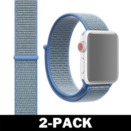 Apple Watch 42mm / 44mm Nylonarmband Blå
