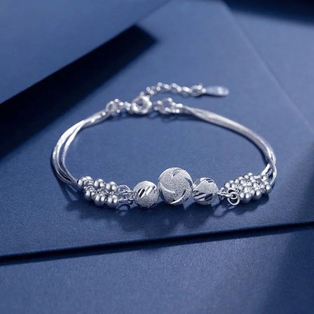 Lucky Beads Ball Flerlagers kedjearmband för dammode W