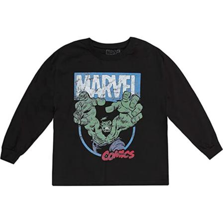 Hulk Boys Grab Långärmad T-shirt 7-8 År Svart