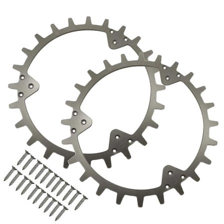 TLWH-02 2st Anti-halk Spikar Kompatibel med Husqvarna Automower 315 310 305 Gräsklippare med 21 Självgängande Skruvar