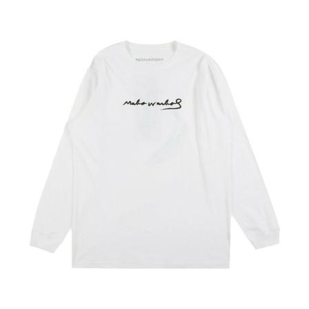 Maharishi Maha L/S T-Shirt 3645 Hvid, Herre Langærmet