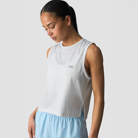 ICANIWILL Mirage Lyhyt Toppi Valkoinen