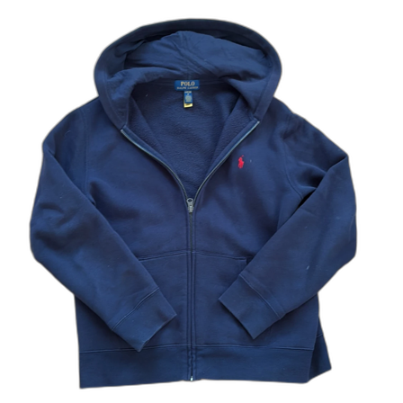 Marinblå zip hoodie från Polo Ralph Lauren