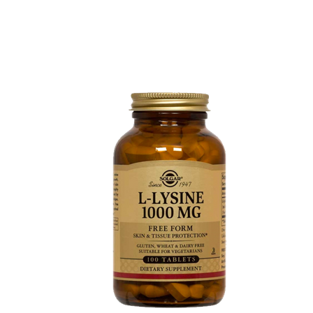 Solgar L-lysine 1000 mg 100 tabletter