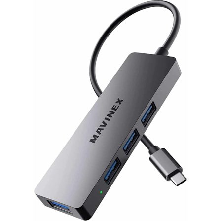 USB C Hub SuperSpeed - 4 portar