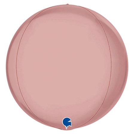 Iso Globe Folioilmapallo Ruusuplatina