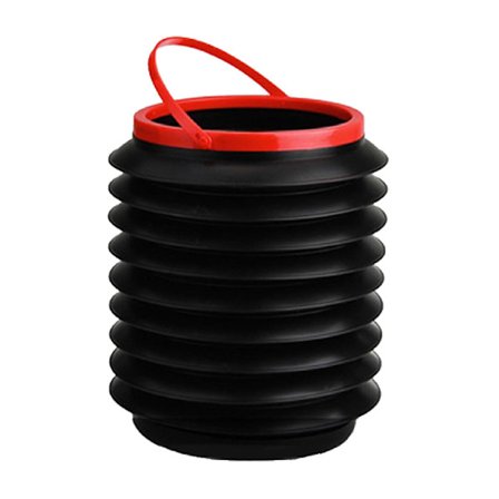 4l bilsoptunna hopfällbar rund bil teleskopisk förvaringshink med stor kapacitet för resor