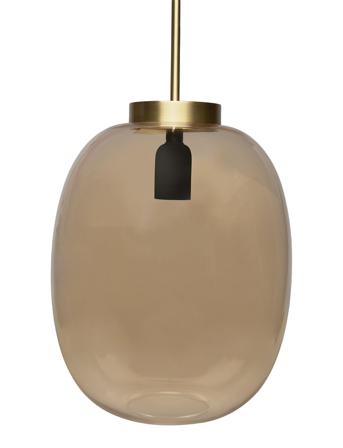 Dl39 Amber Riippuvalaisin, Jossa Messinkinen Jousitus Home Lighting Lamps Ceiling Lamps Pendant Lamps Kulta Dyberg Larsen