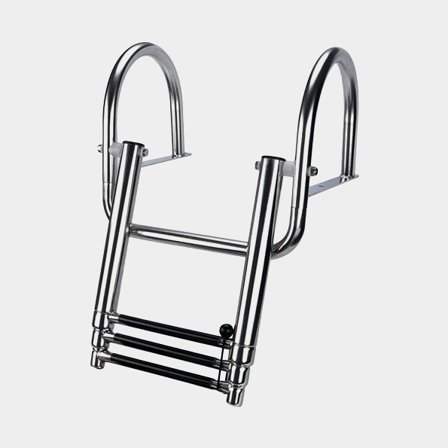 Escalera de baño telescópica 3 peldaños con asas