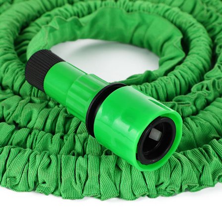 *Teleskopisk trädgårdsslangspruta för rengöring av trädgårdsvagnar, grön (*