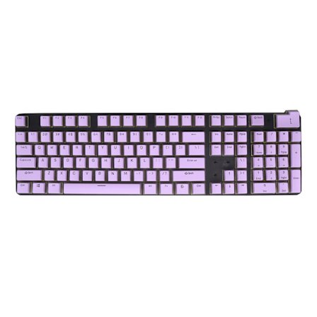 104 Tangenter Pudding Keycaps OEM Profil Double Shot ABS/PBT Bakgrundsbelysta Tangenter för Mekaniskt Gaming Tangentbord Cherry Mx Switch