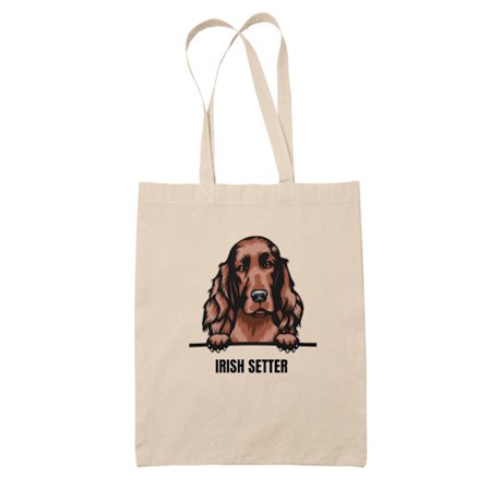 Irish Setter tygkasse hund shopping väska Tote bag