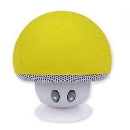 High-Quality Mushroom Shaped Portable Bluetooth Wireless Stereo Speaker Mini Subwoofer with Suction Cup and Microphone