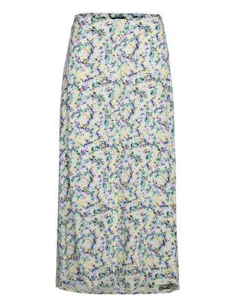 Skirt Louise Pitkä Hame Monivärinen/Kuvioitu Lindex