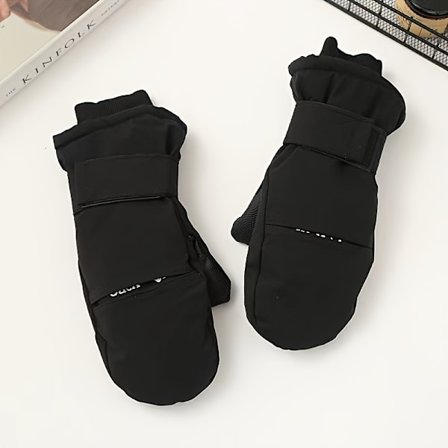 Vintervotter - Varme med fleecefôr for ski og utendørsaktiviteter, kan vaskes for hånd