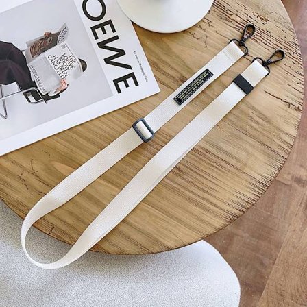 Minimalistisk mobiltelefonhängsnöre, bredband utan åtdragning runt halsen, nyckelring, telefonrep kan hängas diagonalt, ID-kortshållare för arbete