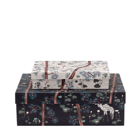 Iittala Taika Förvaringsbox 2-Pack Dekoration Flerfärgad ONESIZE