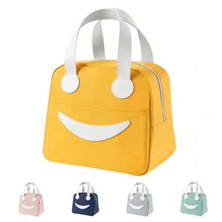 Lunsjveske, Isolert kjøleveske Lett å rengjøre (Gul)