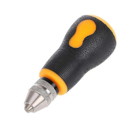 KINCJON 0.5-3.2mm Mini Manuell Håndbor Chuck Bor Bits Smykker Trebearbeidingsverktøy Håndverk IJ