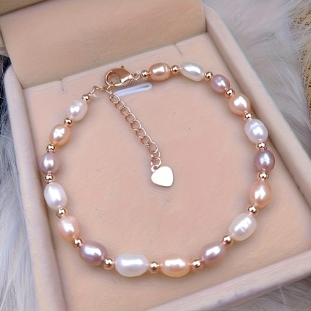 Enkelt Fargerikt Perlearmbånd, Smykker av Høy Kvalitet