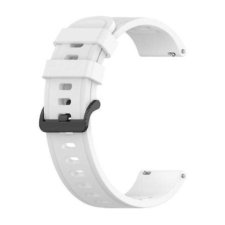 Silikonkompatibelt klockarmband kompatibelt med Xiaomi Watch S1 Active/ Watch Color Smart Watch, vuxen, vit