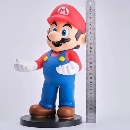 Super Mario 31cm Telefon Fjernkontroll Kontroll Støtte Holder Figur Modell Leker
