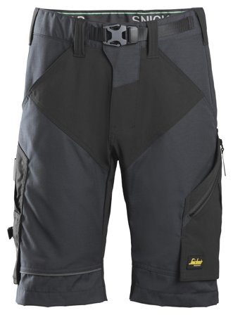 Snickers Workwear 6914 FlexiWork Arbetsshorts grå/svart Grå/Svart, Kläder