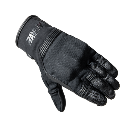 Guantes de Moto Raven Transalpina Air LT-TX Mujer Cortos Negro L