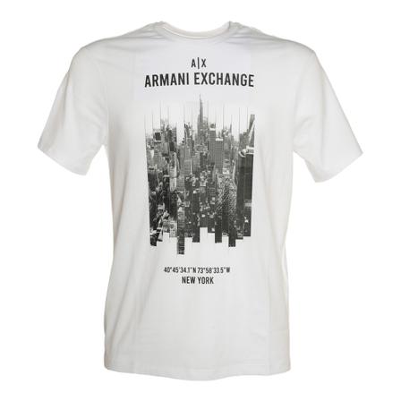Armani, T-Shirts Wit, Heren, Maat:S