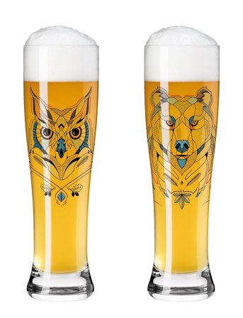 Ritzenhoff Brauchzeit Ölglas Vete 2-P - Multi/patterned - 64.6 CL