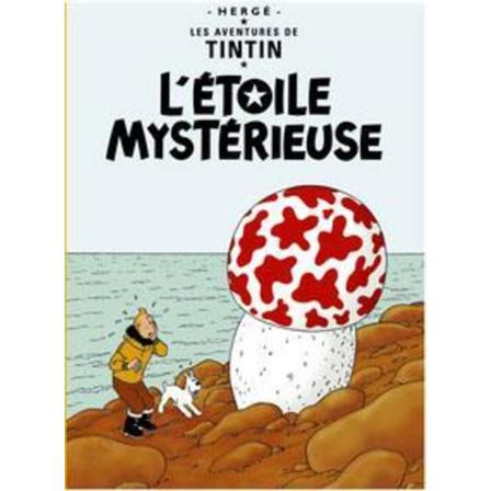 Poster - Tintin L'etoile Mysterieuse - Den Mystiska Stjärnan Multifärg