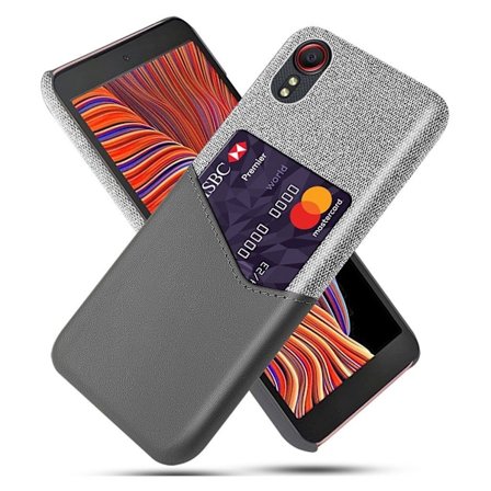 Bofink Samsung Galaxy Xcover 5 Card Cover - Harmaa