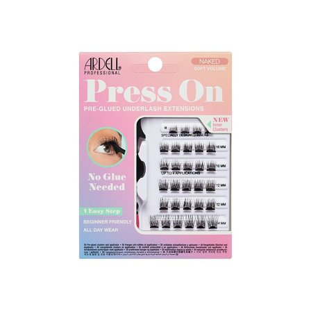 Ardell Naked Press On Underlash Extensions Soft Volume 30 Pcs, Makeup, Øjenvipper, Kunstige Øjenvipper